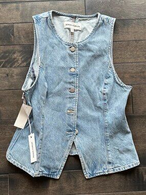Aritzia Denim Forum 90's Vintage Denim Vest - new with tags